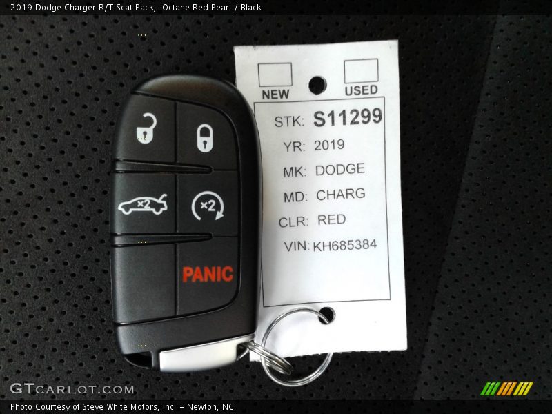 Octane Red Pearl / Black 2019 Dodge Charger R/T Scat Pack