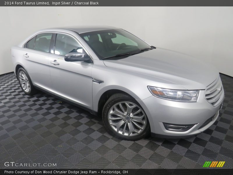 Ingot Silver / Charcoal Black 2014 Ford Taurus Limited