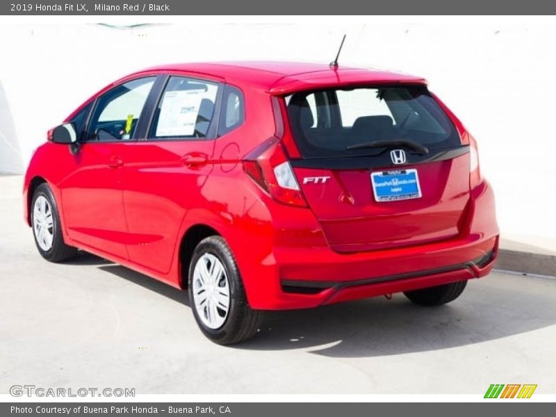 Milano Red / Black 2019 Honda Fit LX