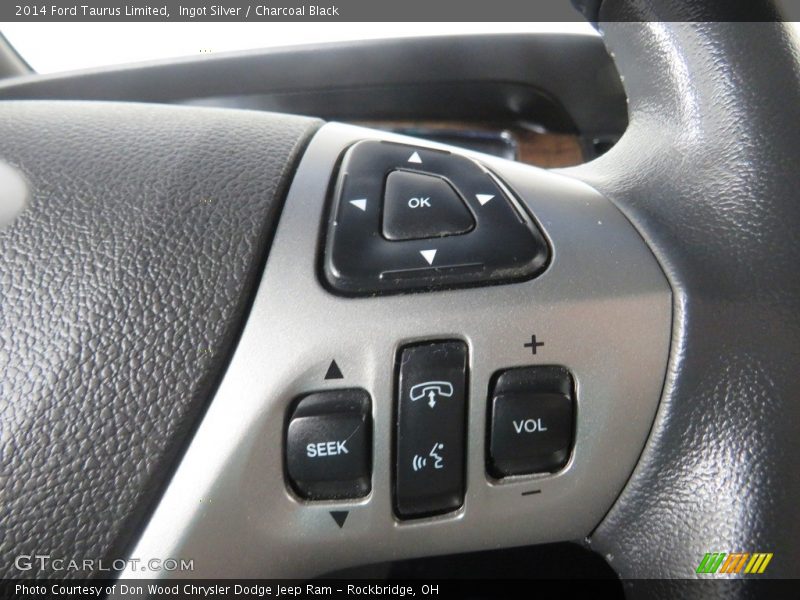 Ingot Silver / Charcoal Black 2014 Ford Taurus Limited
