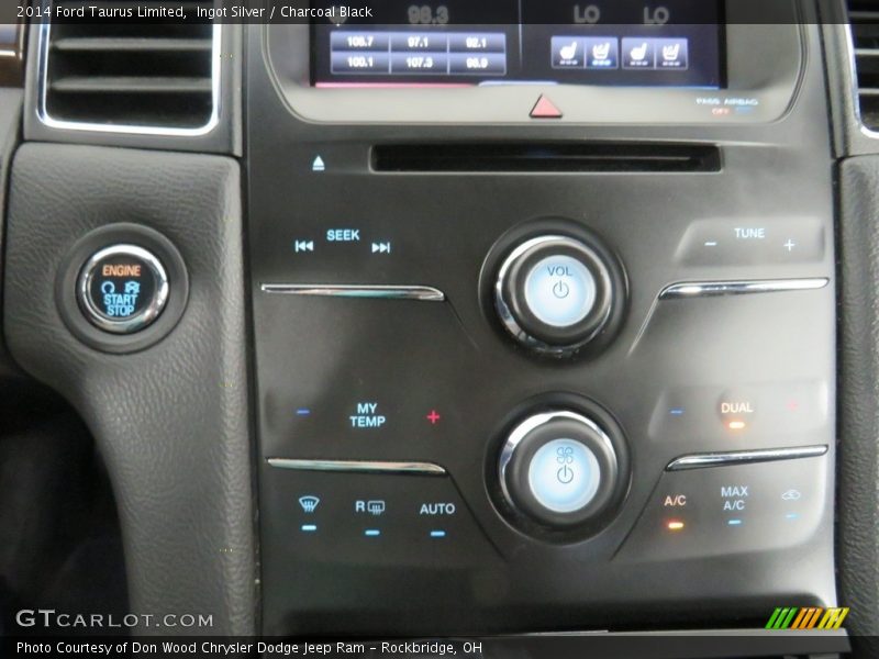 Ingot Silver / Charcoal Black 2014 Ford Taurus Limited