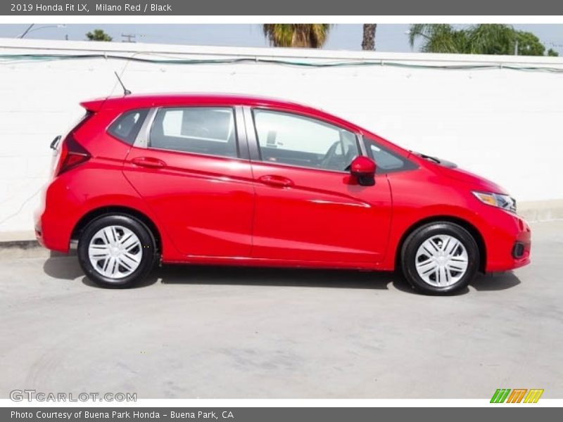 Milano Red / Black 2019 Honda Fit LX