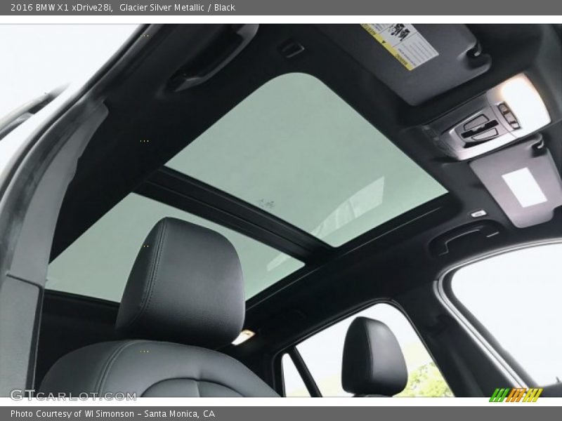 Glacier Silver Metallic / Black 2016 BMW X1 xDrive28i