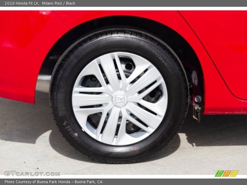 Milano Red / Black 2019 Honda Fit LX