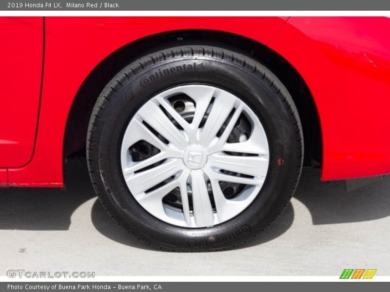 Milano Red / Black 2019 Honda Fit LX