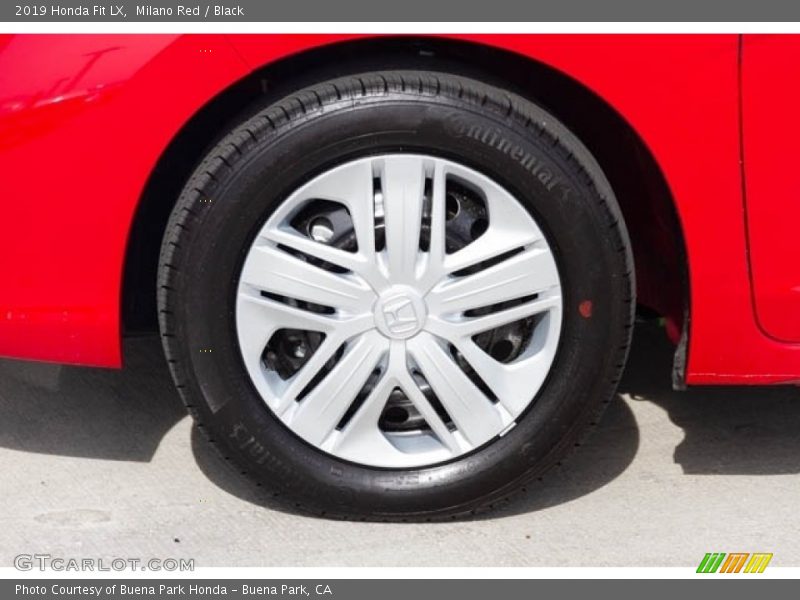 Milano Red / Black 2019 Honda Fit LX