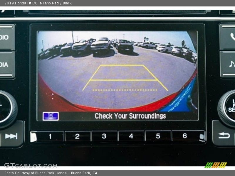 Milano Red / Black 2019 Honda Fit LX