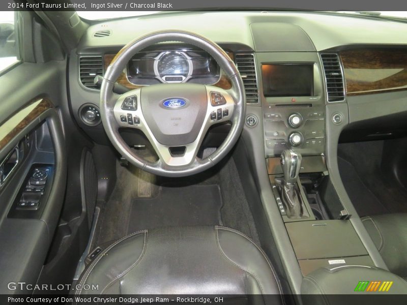 Ingot Silver / Charcoal Black 2014 Ford Taurus Limited