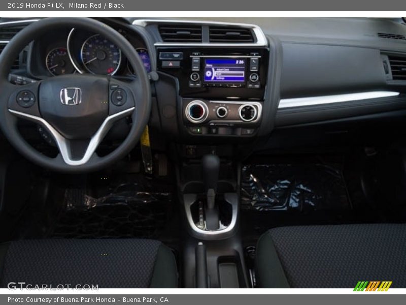 Milano Red / Black 2019 Honda Fit LX