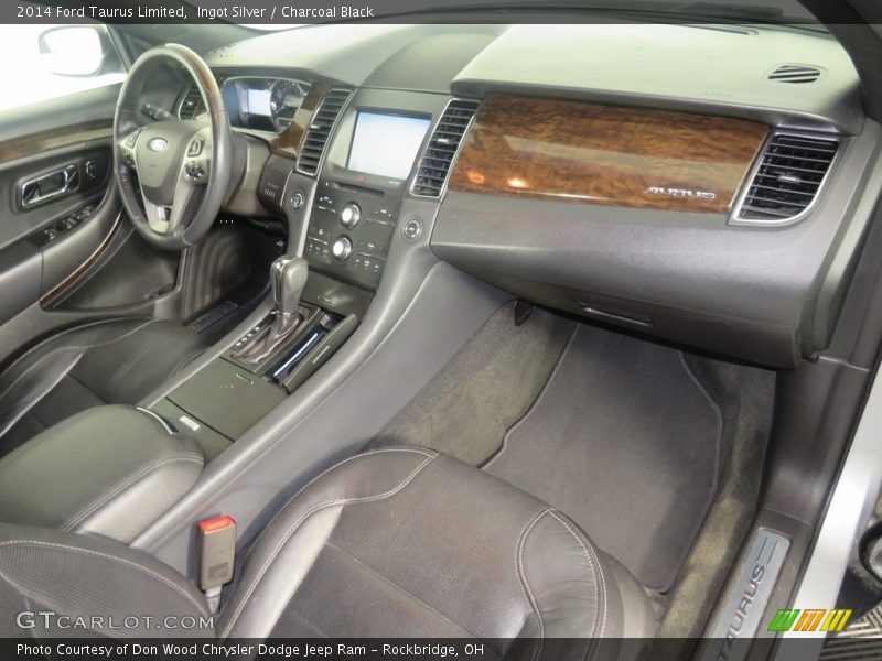 Ingot Silver / Charcoal Black 2014 Ford Taurus Limited