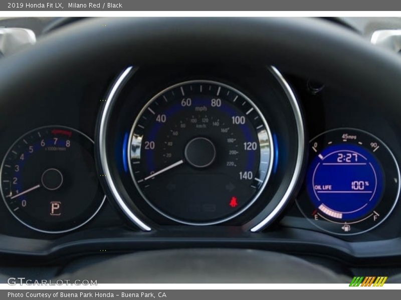 Milano Red / Black 2019 Honda Fit LX