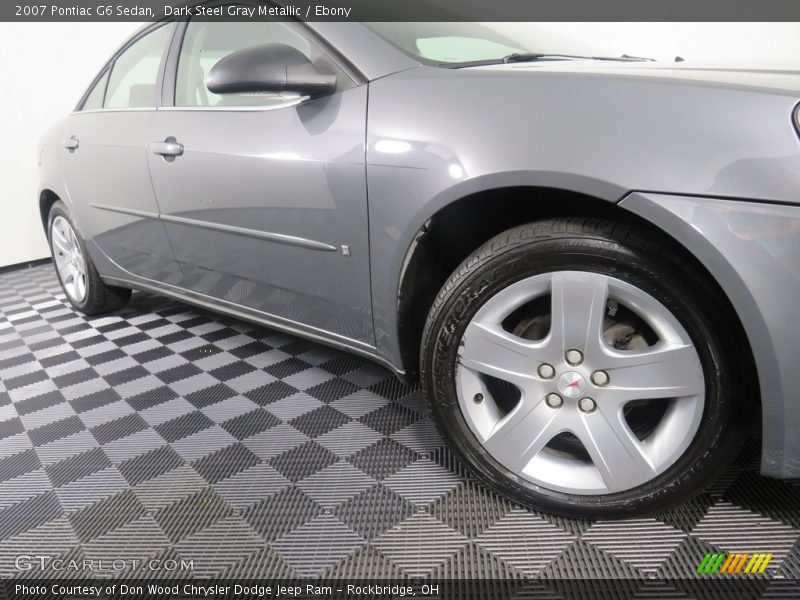 Dark Steel Gray Metallic / Ebony 2007 Pontiac G6 Sedan