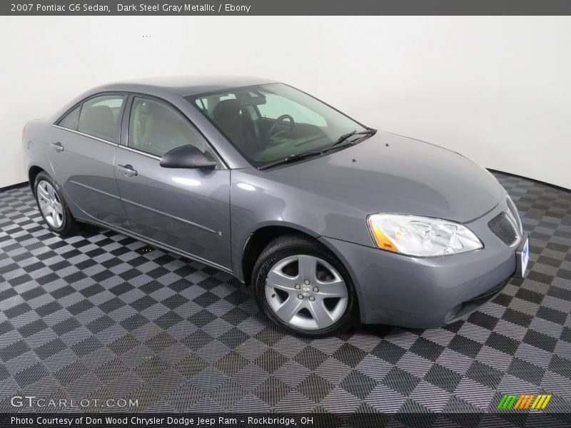 Dark Steel Gray Metallic / Ebony 2007 Pontiac G6 Sedan