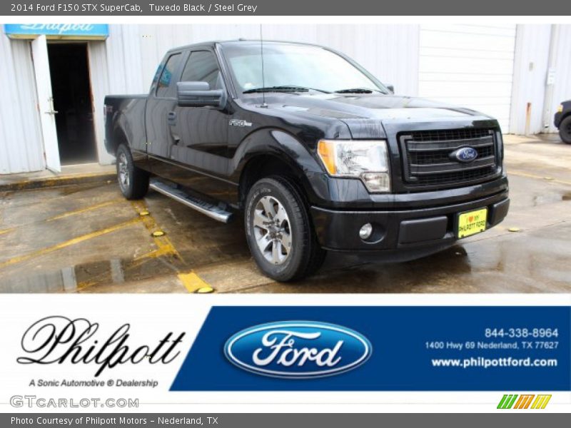 Tuxedo Black / Steel Grey 2014 Ford F150 STX SuperCab