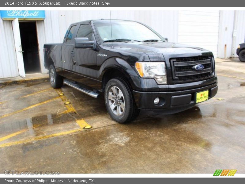 Tuxedo Black / Steel Grey 2014 Ford F150 STX SuperCab