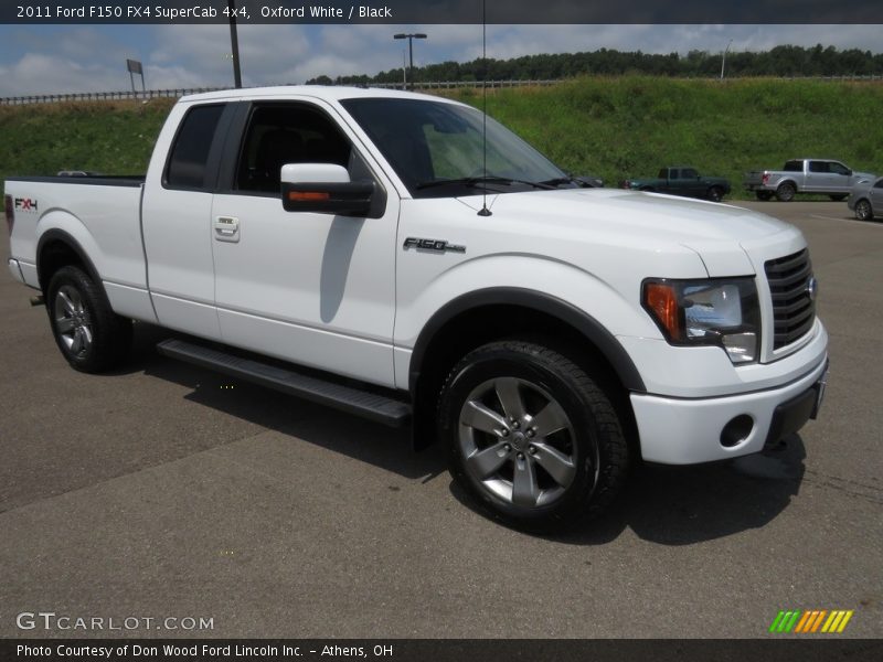 Oxford White / Black 2011 Ford F150 FX4 SuperCab 4x4