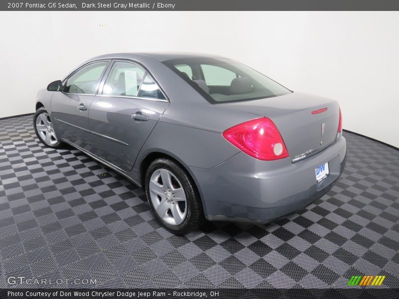 Dark Steel Gray Metallic / Ebony 2007 Pontiac G6 Sedan