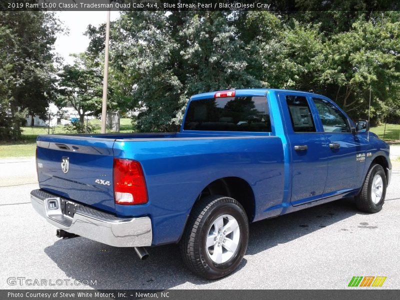 Blue Streak Pearl / Black/Diesel Gray 2019 Ram 1500 Classic Tradesman Quad Cab 4x4