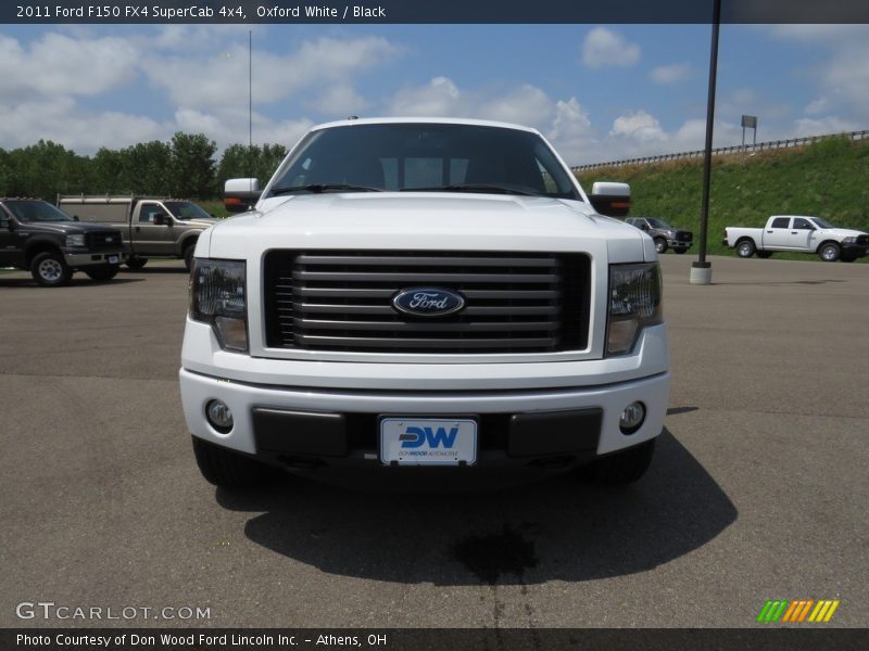 Oxford White / Black 2011 Ford F150 FX4 SuperCab 4x4
