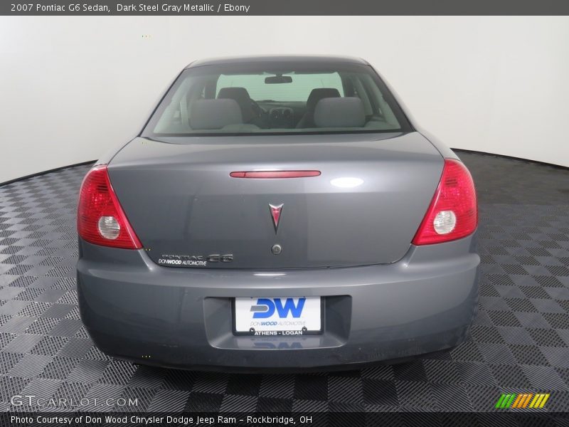 Dark Steel Gray Metallic / Ebony 2007 Pontiac G6 Sedan