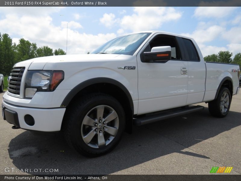 Oxford White / Black 2011 Ford F150 FX4 SuperCab 4x4