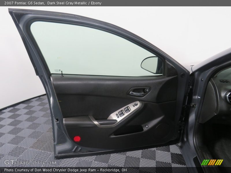 Dark Steel Gray Metallic / Ebony 2007 Pontiac G6 Sedan