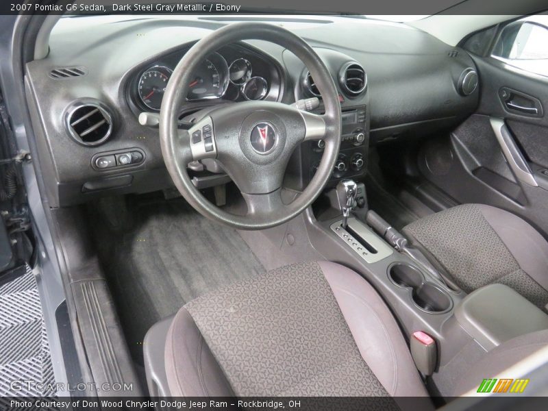 Dark Steel Gray Metallic / Ebony 2007 Pontiac G6 Sedan