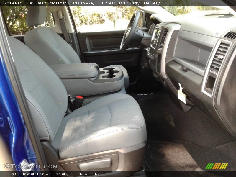 Blue Streak Pearl / Black/Diesel Gray 2019 Ram 1500 Classic Tradesman Quad Cab 4x4