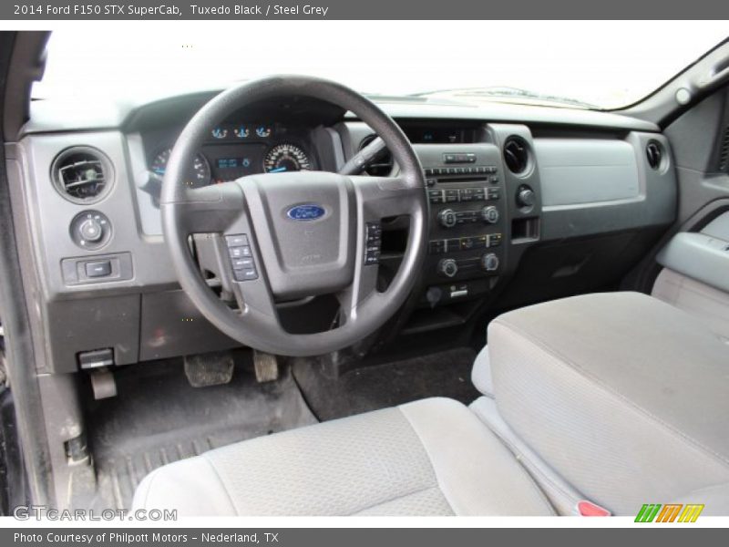Tuxedo Black / Steel Grey 2014 Ford F150 STX SuperCab