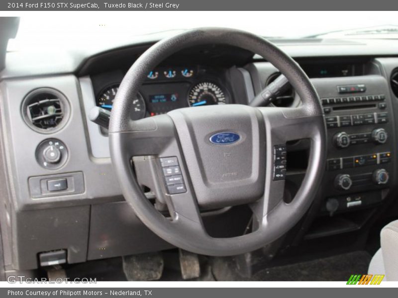 Tuxedo Black / Steel Grey 2014 Ford F150 STX SuperCab