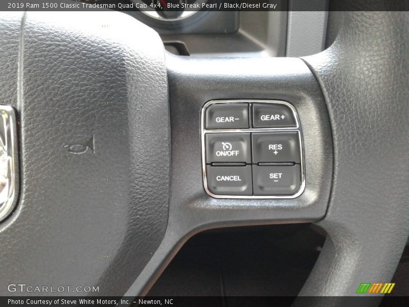 Blue Streak Pearl / Black/Diesel Gray 2019 Ram 1500 Classic Tradesman Quad Cab 4x4