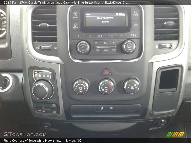 Blue Streak Pearl / Black/Diesel Gray 2019 Ram 1500 Classic Tradesman Quad Cab 4x4