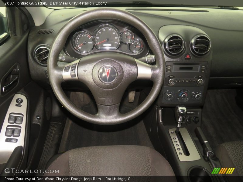 Dark Steel Gray Metallic / Ebony 2007 Pontiac G6 Sedan