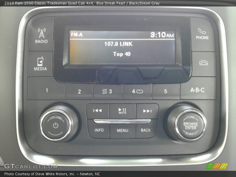 Blue Streak Pearl / Black/Diesel Gray 2019 Ram 1500 Classic Tradesman Quad Cab 4x4