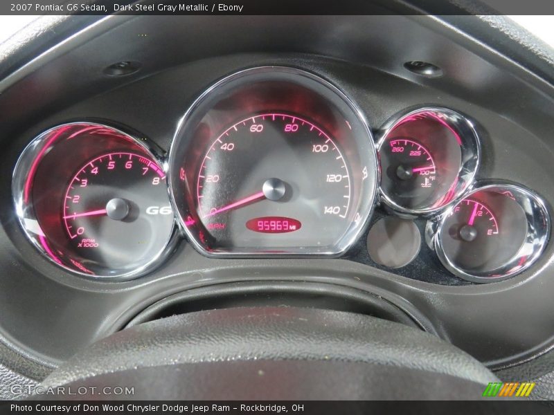 Dark Steel Gray Metallic / Ebony 2007 Pontiac G6 Sedan