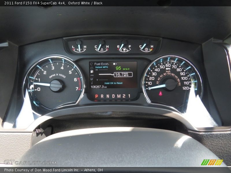 Oxford White / Black 2011 Ford F150 FX4 SuperCab 4x4