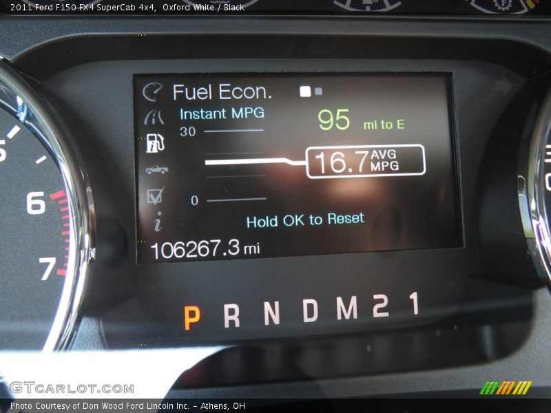 Oxford White / Black 2011 Ford F150 FX4 SuperCab 4x4