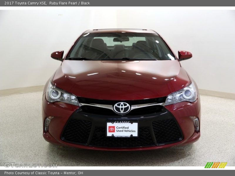 Ruby Flare Pearl / Black 2017 Toyota Camry XSE