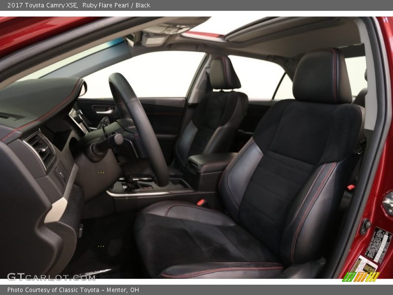 Ruby Flare Pearl / Black 2017 Toyota Camry XSE