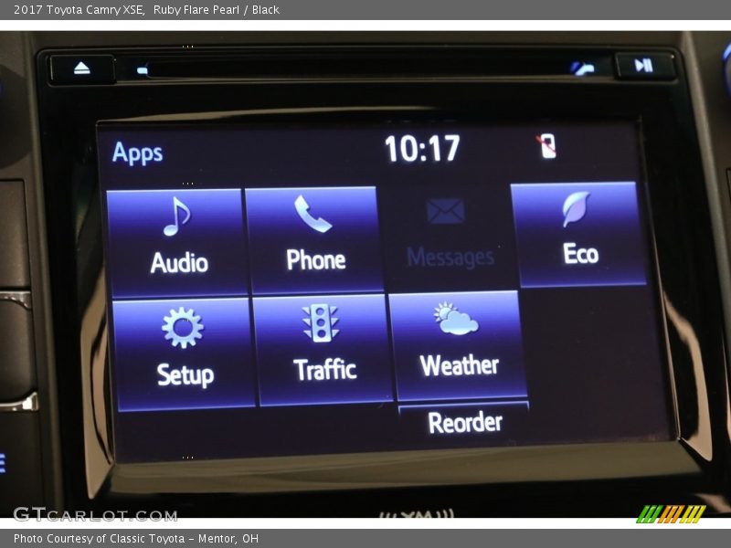 Ruby Flare Pearl / Black 2017 Toyota Camry XSE