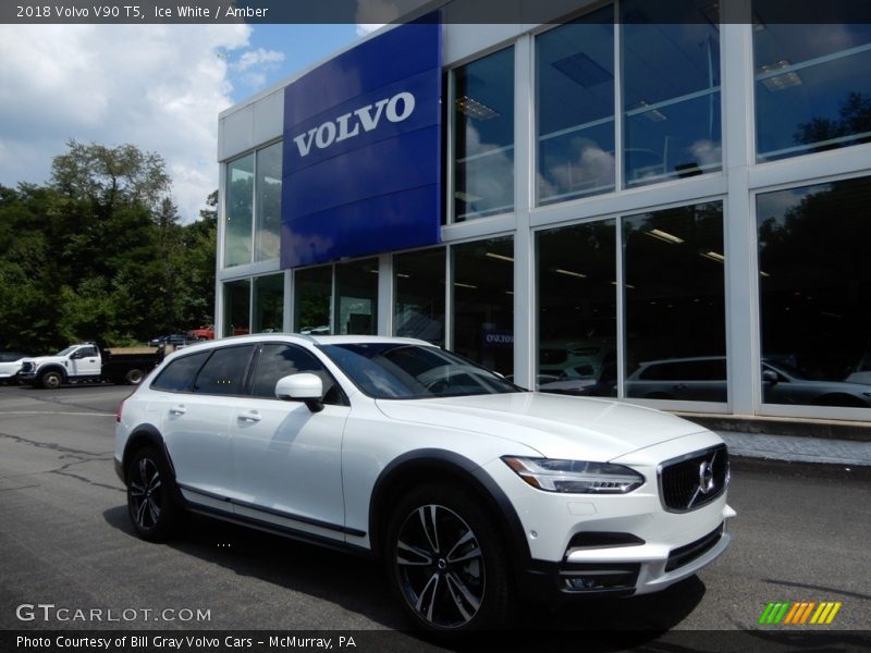 Ice White / Amber 2018 Volvo V90 T5