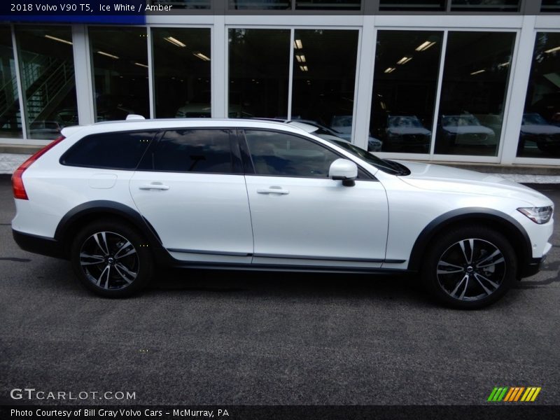 Ice White / Amber 2018 Volvo V90 T5