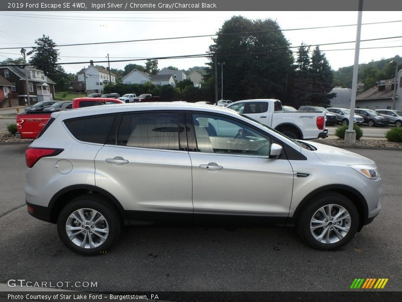 Ingot Silver / Chromite Gray/Charcoal Black 2019 Ford Escape SE 4WD