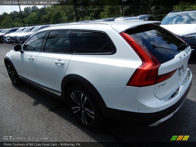 Ice White / Amber 2018 Volvo V90 T5