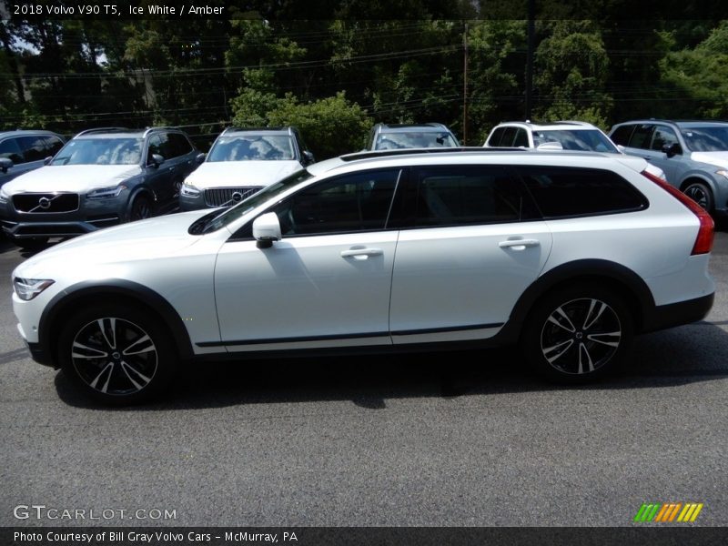 Ice White / Amber 2018 Volvo V90 T5