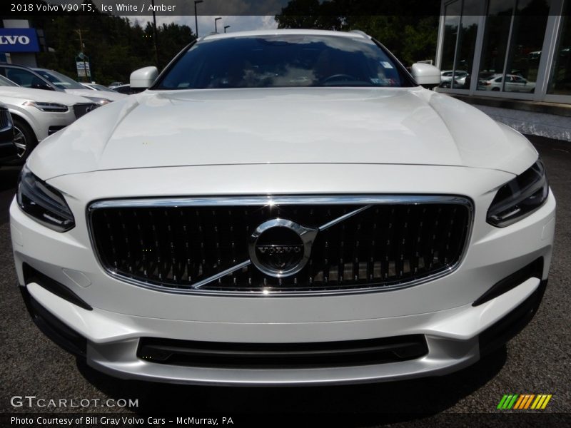 Ice White / Amber 2018 Volvo V90 T5