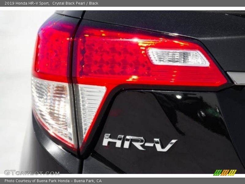 Crystal Black Pearl / Black 2019 Honda HR-V Sport