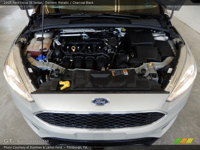 Tectonic Metallic / Charcoal Black 2015 Ford Focus SE Sedan