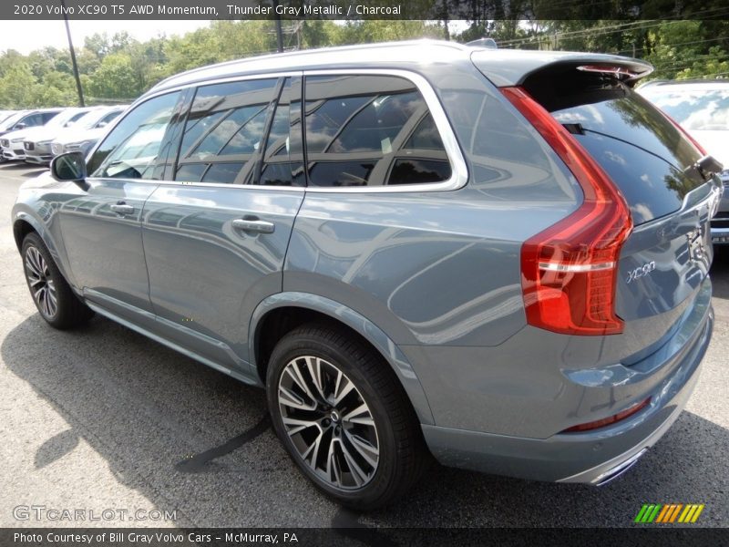 Thunder Gray Metallic / Charcoal 2020 Volvo XC90 T5 AWD Momentum