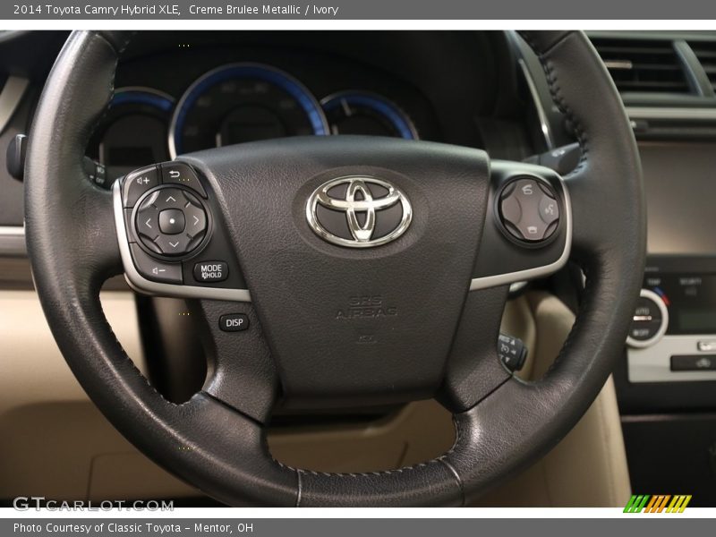 Creme Brulee Metallic / Ivory 2014 Toyota Camry Hybrid XLE